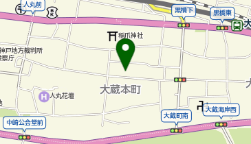 大蔵会館の地図画像