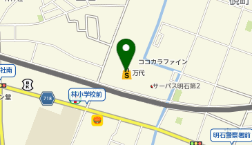 ミリオンタウン明石硯町店の地図画像