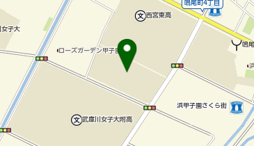 甲子園浜小学校の地図画像