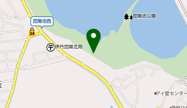 昆陽池センターの地図画像