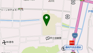豊岡小学校の地図画像