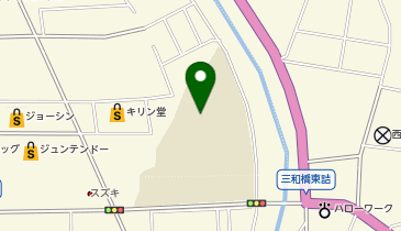 西脇中学校の地図画像