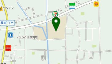 高司中学校の地図画像
