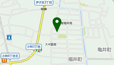 共同利用施設福井会館の地図画像