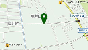 共同利用施設亀井会館の地図画像