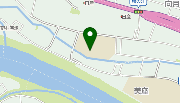 美座小学校の地図画像