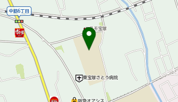 長尾中学校の地図画像