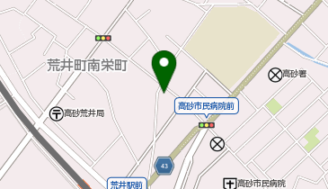 荒井地域交流センターの地図画像