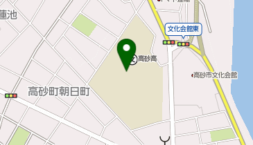 高砂高等学校の地図画像