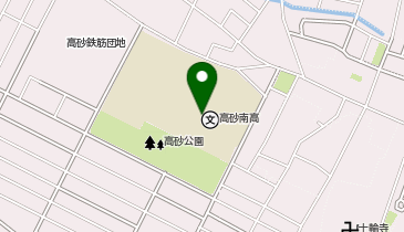 高砂南高等学校の地図画像