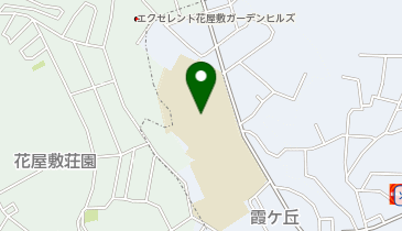 川西中学校の地図画像