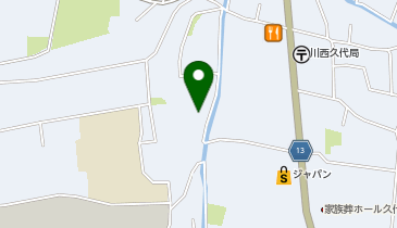 久代会館の地図画像