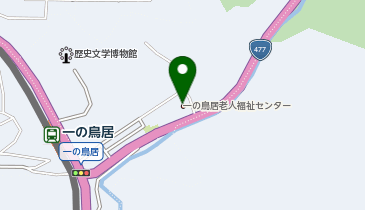 一の鳥居老人福祉センターの地図画像