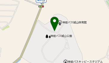 城山公園の地図画像