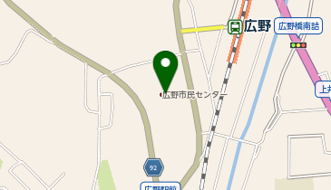 広野市民センターの地図画像