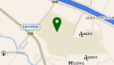 北条中学校の地図画像