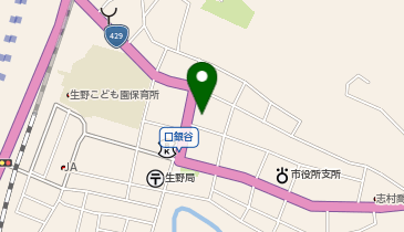 生野1区公民館の地図画像