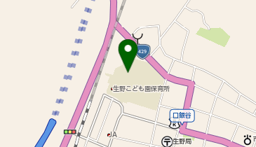 生野小学校の地図画像