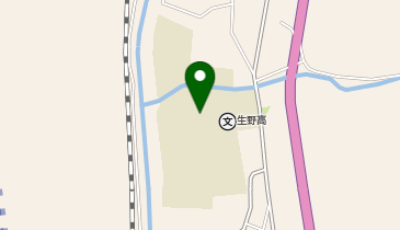 生野高等学校の地図画像