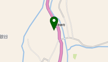 奥銀谷体育館の地図画像