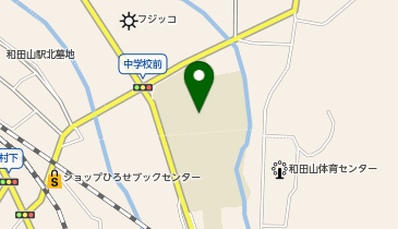 和田山中学校の地図画像
