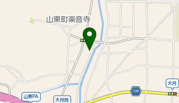 楽音寺公民館の地図画像