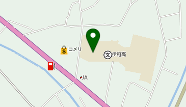 県立伊和高等学校の地図画像