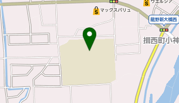 龍野西中学校武道場の地図画像