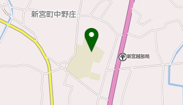 越部小学校 屋内運動場の地図画像