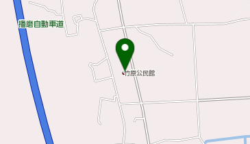竹原公民館の地図画像