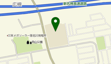 つつじが丘小学校の地図画像