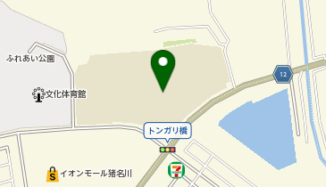 猪名川中学校の地図画像