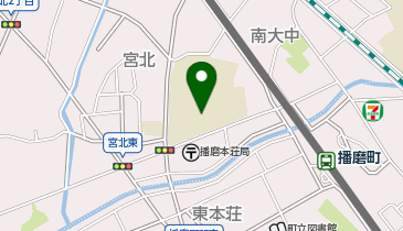 播磨小学校の地図画像