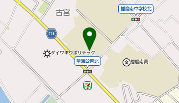 播磨南小学校の地図画像