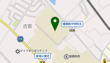 播磨南中学校の地図画像