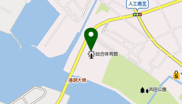 総合体育館の地図画像