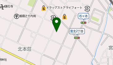 南部コミュニティセンターの地図画像