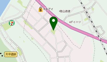 城西公園の地図画像