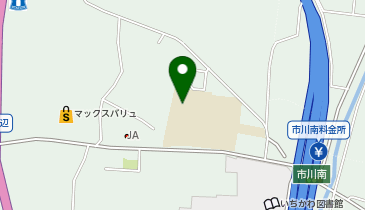 川辺小学校体育館の地図画像