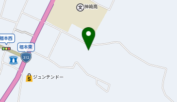 福本揚羽ホールの地図画像