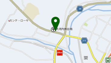 町民体育館の地図画像