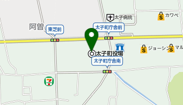 太子町役場の地図画像