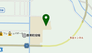 香住第一中学校(体育館)の地図画像