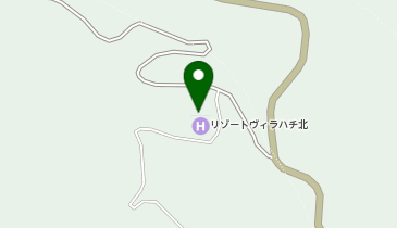 リゾートヴィラハチ北の地図画像