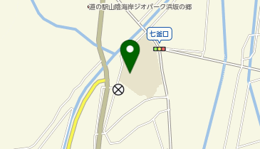 浜坂南小学校体育館の地図画像