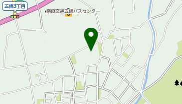 五條東体育館の地図画像