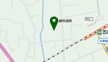 五條市役所の地図画像
