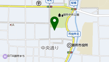 御所幼児園の地図画像