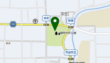 葛城公園の地図画像