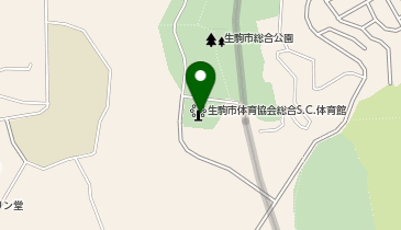 総合公園体育館の地図画像